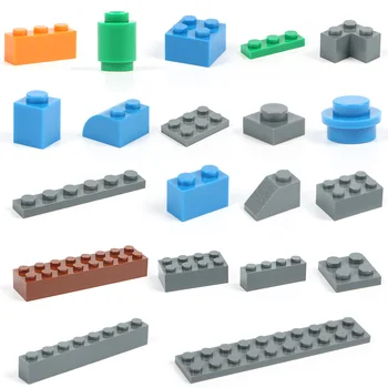 100 g/Balenie Multicolour DIY Model Stavebné Bloky Hračka Časti Hromadne Pre Tehly kompatibilné s Lego Deti Hračky Darček
