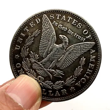 1881 Putovanie Mince Bull Demon Kráľ Pamätné Mince Zvierat Zberu Mince Darček Šťastie Výzvou Mince