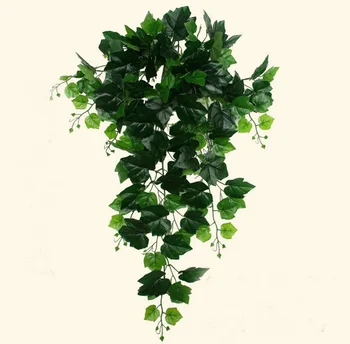 1M Zelený Visí Umelé Rastliny Viniča Ivy Leaf Lístie Na Stenu Svadobné Dovolenku Stranou Domov Miestom, Závesné Dekorácie Dizajn-1