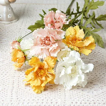 1pcs umelý kvet kolesa Feng chryzantéma umelého hodvábu kvetinové svadobné fotografovanie rekvizity domáce dekorácie umelých rastlín