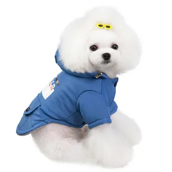 2019 Vysoko Kvalitné domáce Zvieratá, Oblečenie pre psy, Kabát Bavlna Zime Teplé Zahustiť Kostýmy Oblečenie, Oblečenie pre Malé Psy Pet Mačka Produkty