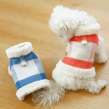 2021 Zimné Psa Teplé Oblečenie Plyšové Hoodie Trakciu Bavlna Vesta Šteňa Psa Šaty, Kabát Pre Malé Psie Oblečenie, Kostýmy Oblečenie