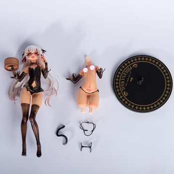 26 cm Dai Kasshoku Jidai 01 Philena Waal 1/7 AMAKUNI Hobby JAPONSKOM Anime Dievča PVC Akcie Obrázok Hračky pre Dospelých Zber Model Bábiky