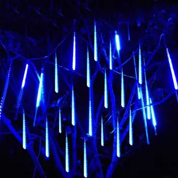 30 CM Meteor Trubice LED meteorický dážď Dážď Rúry Vianočné Dekoratívne Osvetlenie, LED, Krásne Svadobné Party Záhrada String Svetlo