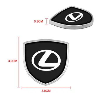 3D Kovové Znak Nálepky karosérie Dekor Auto Odznak Označovanie Obtlačky pre Lexus ES300 RX330 RX300 GS300 IS250 IS200 CT200h NX RX