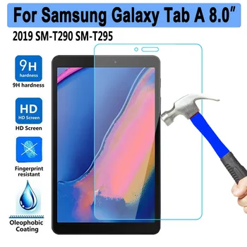 9H Tablet Tvrdené Sklo Fólia pre Samsung Galaxy Tab 8.0 2019 T290 T295 T297 SM-T290 Tablet Obrazovke Ochranné Sklo Film Kryt
