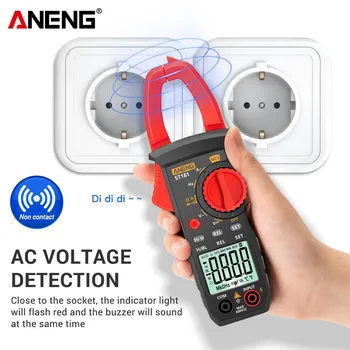 ANENG ST181 Digitálne Svorka Meter DC/AC Prúd 4000 Počíta Multimeter Ammeter Napätie Tester Auto Amp Hz Kapacita NCV Ohm Test