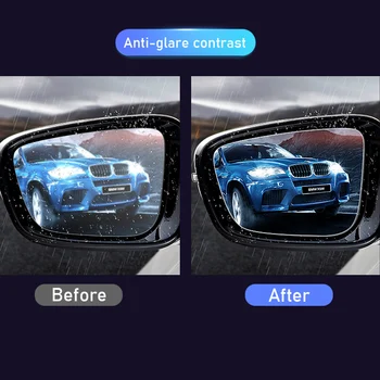Auto Spätné Zrkadlo Ochrannou fóliou pre BMW 2 3 4 5 6 7 Série X1 X2X3 X4 X5 X6 X7 Rainproof Anti Vodná Hmla Samolepky Príslušenstvo