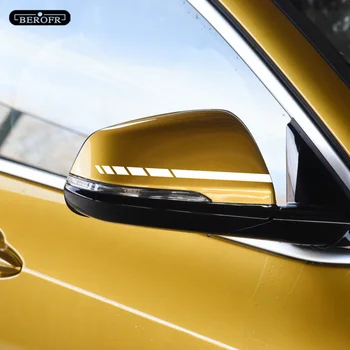 Auto spätné zrkadlo reflexné nálepky dekoratívne samolepky pre Fiat Panda Bravo Punto Linea Croma 500 595 Auto Príslušenstvo
