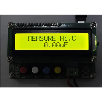 Digital High-Precision Plne Funkčné Typ Kapacita Merač Indukčnosti Meter Tester Indukčnosť Meranie