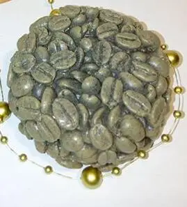 Doprava zadarmo Kávové zrná tvarované silikónové mydlo formy fondant Cake decoration plesní, Ručne vyrábané mydlo plesní