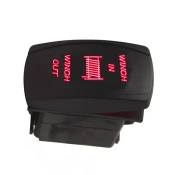 EE podporu Auto, Off Road Momentálne Kolískový Spínač Modrá/Červená LED Naviják V Svetle Lampy 7Pin Predaj