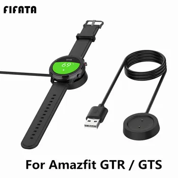 FIFATA 1m USB Nabíjací Dok Pre Xiao Huami Amazfit GTR 47mm 42mm GTS Smart Hodinky Nabíjačka, Napájací Kábel, Nabíjací Základňu Držiaka