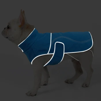 Fleece Oblečenie pre psy, Reflexné Oblečenie Teplá Zimná Vesta Bunda Pre Malé a Stredne Veľké Psy Buldog roupas para cachorro