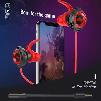 G11-Univerzálny Káblové In-Ear Herné Slúchadlá s Mikrofónom pre mobilné Telefóny/PC