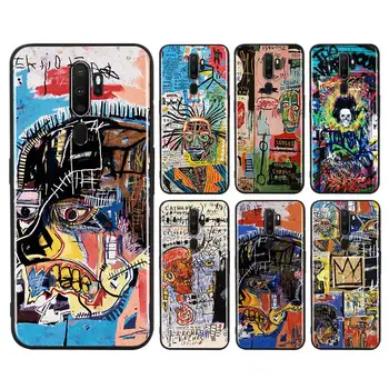 Jean Michel Basquiat Umenie Graffiti Pre OPPO AX7 A1K A94 A93 A92S A73 A72 A53S A52 A31 A32 A12E A11X A9 A5 2020 Soft Telefón Prípade