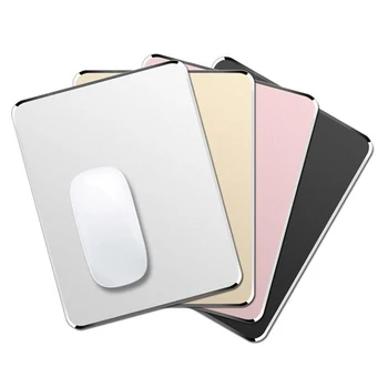 Luxusné Hliníkové Podložka pod Myš Vodotesné Kovové Živice Dual-používanie balíka Office Mat Hladké MousePad Na Herný Notebook Ziskové Veľký Stôl, Mat
