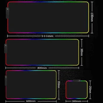 Mairuige DIY RGB Počítačové Herné Podložka pod Myš Vlastné Osobné LED Podsvietenej Klávesnice Mat XXL