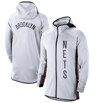 Mužov v Brooklyne, Mikiny Sietí WhiteBlack bundy kabát Showtime Therma Flex Výkon Full-Zip športové zips s Kapucňou, na bunda