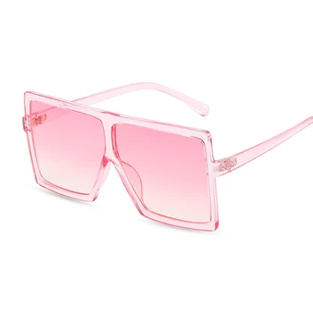 Módny Dizajn Značky Nové slnečné Okuliare Žena, Plochý Top Námestie Luxusné Slnečné Okuliare Retro Slnečné okuliare UV400 Odtiene Okuliare Oculos De Sol