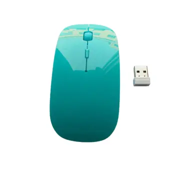 Nabíjateľná Optická Bezdrôtová Myš Slient Tlačidlo Ultra Tenký Mini Optická Ultratenké USB 2.4 G Myši na Počítač Prenosný Počítač