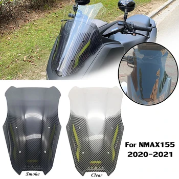 NMAX155 čelné Sklo Čelné sklo Viser veterný štítok Pre Yamaha NMAX 155 125 NMAX125 N-MAX 155 2020 2021 Motocyklové Príslušenstvo