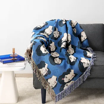 Nordic štyri ročné obdobia prikrývky a hodí multifunkčné kryt gauč uterák prehoz cez posteľ gauč vankúš Voľný čas deka na piknik