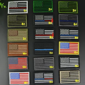 Nová Usa Vyšívané Hák Slučky NÁS parches Americkej Vlajky Opráv Vojenskej Taktickej Odznak pre Látkové Tašky Batoh Nálepky