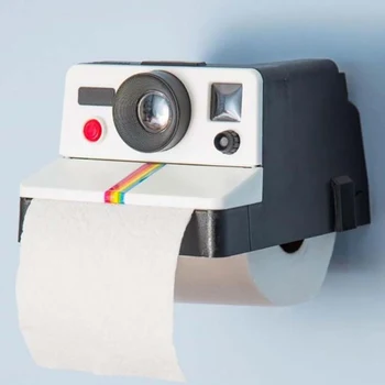 Nové WC Tkaniva Box Tvorivé Retro Polaroid Fotoaparát Tvar Inšpirovaný Tkaniva Boxy Toaletný Papier Držiak na Okno Kúpeľňa Retro Dekor