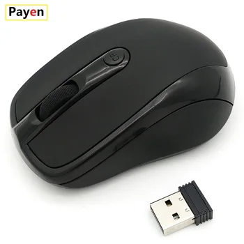 PAYEN USB Bezdrôtová Myš 2000DPI Nastaviteľné Prijímač Optická Počítačová Myš 2,4 GHz, Ergonomické Myši Na Notebook PC Myši