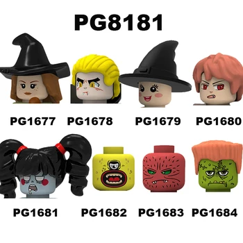 PG8181 Jeden film Halloween Horror Tému Pennywise Strašidelný Bábika Čierny piatok Údaje Hlavu príslušenstvo Stavebné Bloky hračky