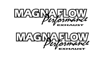 Pre 2 ks 2 Magnaflow Výkon Výfukových vysekávané Racing Nálepky Odtlačkový Auto Styling