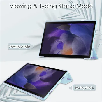 Pre Samsung Galaxy Tab A8 10.5 palcový 2021 SM-X200 SM-X205 Kryt PU Jasné Pevného PC Zadný Kryt pre Samsung Tab A8 2021 Prípad Tabletu