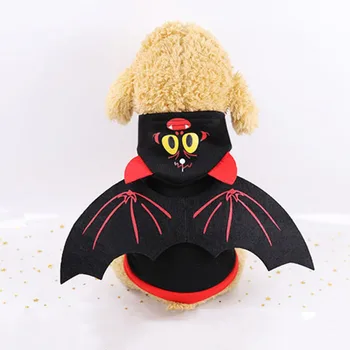 Psa Kostým Halloween Vianoce Psie Oblečenie Bat Krídlo Cosplay Zdobiť Francúzsky Buldog Pug Kabát Pet Oblečenie
