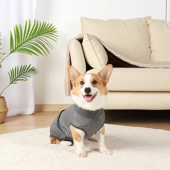 Psie Oblečenie na Jeseň A Zimu Domov Služba pyžamo Pet Oblečenie pre Psa Fyziologické Oblečenie pooperačnej Jumpsuit
