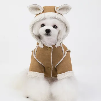 Roztomilý Zimné Psie Oblečenie Malé Psie Oblečenie, Kabát, Bundu Mačka Chihuahua Yorkshire Maltčina Pomeranian Pudel Bišonika, Bradáče Oblečenie