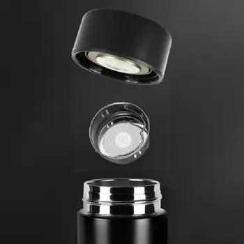 Smart Izolácie Cup Fľašu s Vodou Led Digitálne Zobrazovanie Teploty Ocele Tepelná Hrnčeky Inteligentný Izolačný Poháre 500 ML