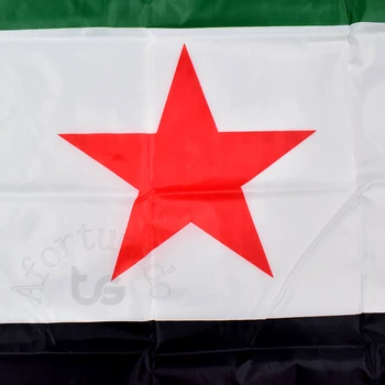 Sýria 90*150 cm Sýrskej Arabskej Republiky, vlajky, Zástavy 3x5 Nohy Visí Národnej vlajky Domáce Dekorácie vlajka