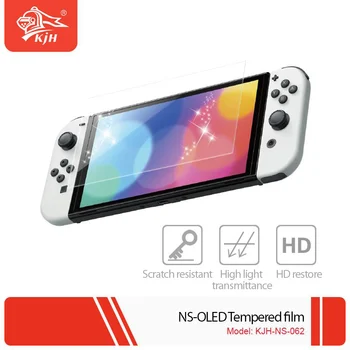 Tvrdené Sklo HD Screen Protector Film Prepínač NS Anti-odtlačkov prstov Prednej Screen Protector Pre Nintendo Prepínač OLED Príslušenstvo