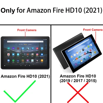 Tvrdené Sklo Screen Protector Pre Amazon Kindle Fire HD 10 Plus 2019 2021 2017 HD10 10.1 palcový Tablet Ochranný Film