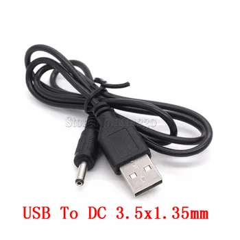 USB, DC Konektor 3,5 mm*1.35 mm Power Converter Kábel Kábel USB3.5*1.35 DC Jack, Dĺžka 60 cm