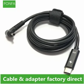 USB Typu C PD Nabíjací Kábel do 4.0*1.35 mm pre ASUS Zenbook UX21A UX31A UX32A UX32V Notebooku Napájací Adaptér pre Nabíjačku Konektor Kábel