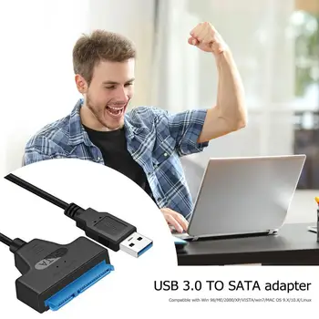 USB3.0 USB2.0 SATA 22 Pin 2.5 HDD Adaptér Kábel Pevného Disku, Jednotky ssd (Solid State Drive Converter Kábel