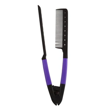V Typ Hair Straightener Špirála Skladacie DIY Styling Klip Salón Kaderníctvo Nástroj Q81B