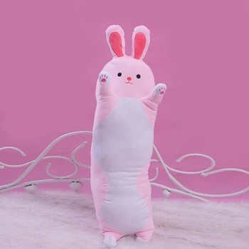 Veľká veľkosť Karikatúra Roztomilý králik bunny Dlhé pásy tela veľké Plyšové bábika Plyšové hračky, mäkký Vankúš vankúš Kvality dary
