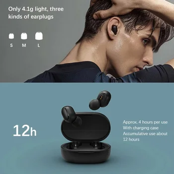 Xiao Redmi AirDots 2 TWS Bluetooth 5.0 Redukcia Šumu s Mic AI Kontroly Redmi AirDots S Pravdou Bezdrôtový Headset