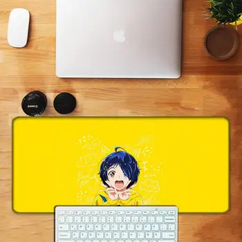Zaujímalo Vajcia Priority Anime Veľké XL Gaming Mousepad Podložka pod Myš Príslušenstvo k Počítačom Veľké Klávesnice Notebooku Padmouse Rýchlosť Stôl Mat