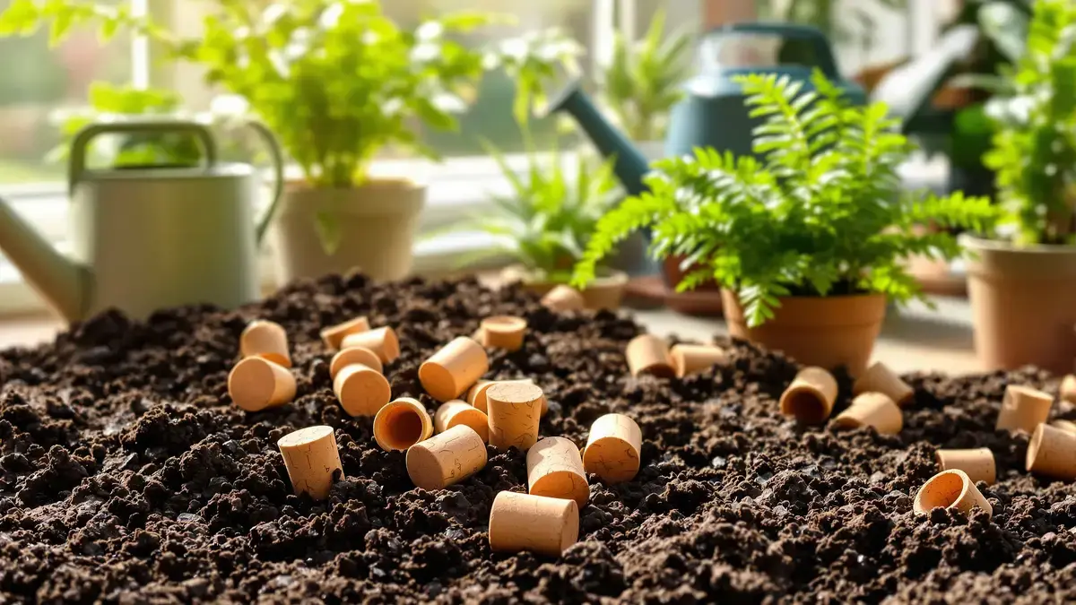 Korek: nečakaná výhoda na obohatenie substrátu vašich izbových rastlín