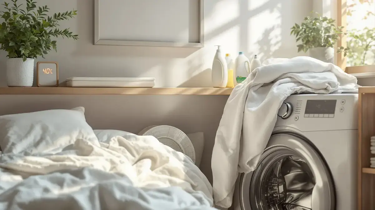 Objavte prekvapujúcu teplotu, ktorá zaručuje dokonalé pranie vašich posteľných vecí