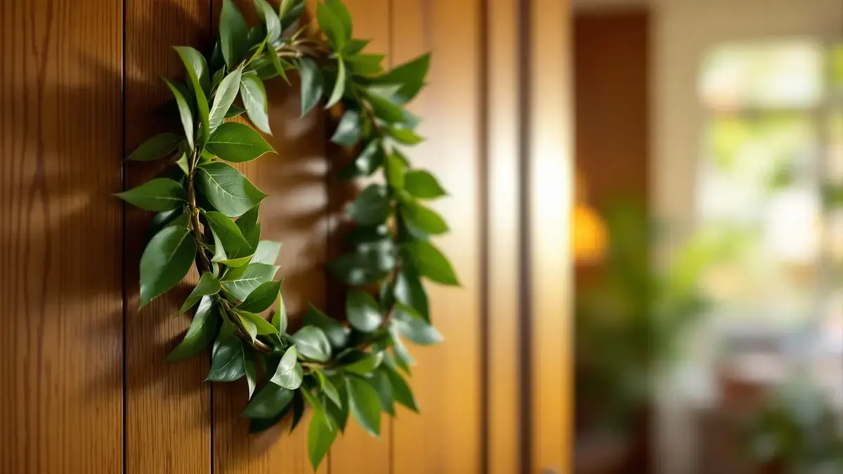 Zavesiť vavrínový list na dvere: prospešný gest, ktorý stojí za objavenie pred odchodom